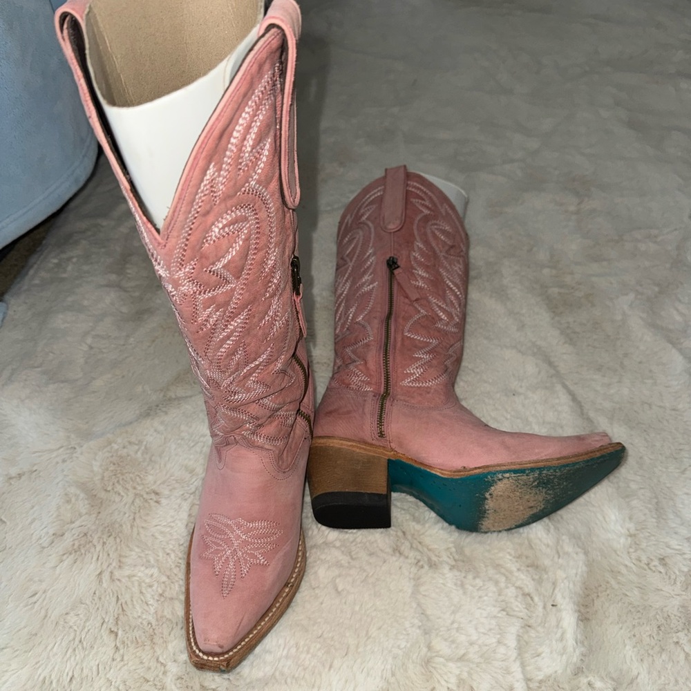 Lane Boots “Smokeshow” western cowboy boots 💕PINK💕 - Picture 2 of 10